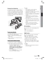 Предварительный просмотр 41 страницы Samsung HT-C9959W User Manual