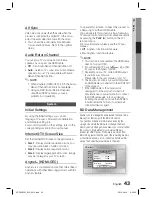 Предварительный просмотр 43 страницы Samsung HT-C9959W User Manual