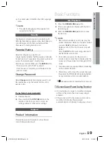 Предварительный просмотр 19 страницы Samsung HT-D330 User Manual