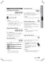 Предварительный просмотр 21 страницы Samsung HT-D330 User Manual