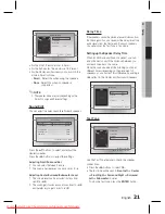 Предварительный просмотр 21 страницы Samsung HT-D330K User Manual