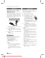 Предварительный просмотр 30 страницы Samsung HT-D330K User Manual