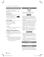 Preview for 4 page of Samsung HT-D350 User Manual