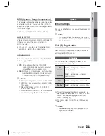 Preview for 21 page of Samsung HT-D350 User Manual