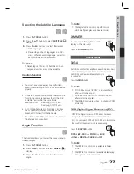 Preview for 27 page of Samsung HT-D350 User Manual