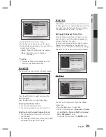 Предварительный просмотр 21 страницы Samsung HT-D350K User Manual