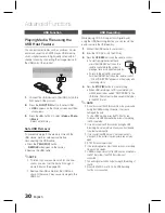 Предварительный просмотр 30 страницы Samsung HT-D350K User Manual