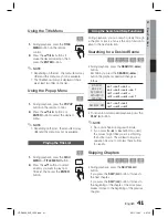 Preview for 41 page of Samsung HT-D4200 User Manual