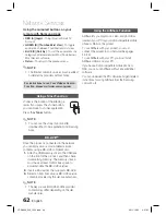 Preview for 62 page of Samsung HT-D4200 User Manual