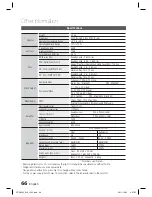 Preview for 66 page of Samsung HT-D4200 User Manual