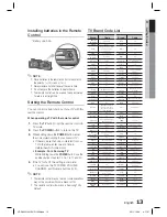 Preview for 13 page of Samsung HT-D423H User Manual