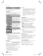 Preview for 22 page of Samsung HT-D423H User Manual