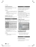 Preview for 24 page of Samsung HT-D423H User Manual