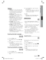 Preview for 29 page of Samsung HT-D423H User Manual