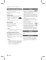 Preview for 4 page of Samsung HT-D445K User Manual