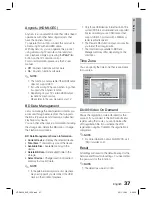 Предварительный просмотр 37 страницы Samsung HT-D4500 User Manual