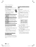 Предварительный просмотр 52 страницы Samsung HT-D4500 User Manual