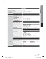 Предварительный просмотр 67 страницы Samsung HT-D4500 User Manual