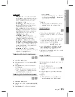 Preview for 33 page of Samsung HT-D450K User Manual