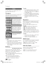 Preview for 24 page of Samsung HT-D453H User Manual