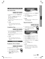 Preview for 43 page of Samsung HT-D4600 User Manual