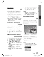 Preview for 45 page of Samsung HT-D4600 User Manual