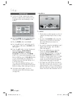 Предварительный просмотр 24 страницы Samsung HT-D5000 User Manual