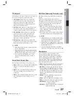 Предварительный просмотр 27 страницы Samsung HT-D5000 User Manual