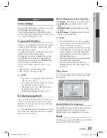 Предварительный просмотр 37 страницы Samsung HT-D5000 User Manual