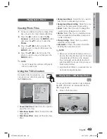 Предварительный просмотр 49 страницы Samsung HT-D5000 User Manual