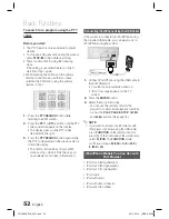 Предварительный просмотр 52 страницы Samsung HT-D5000 User Manual