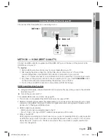 Предварительный просмотр 21 страницы Samsung HT-D5100 User Manual