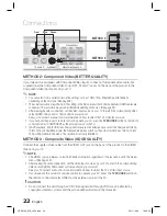 Предварительный просмотр 22 страницы Samsung HT-D5100 User Manual