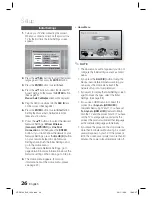 Предварительный просмотр 26 страницы Samsung HT-D5100 User Manual