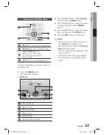 Предварительный просмотр 27 страницы Samsung HT-D5100 User Manual