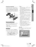 Предварительный просмотр 33 страницы Samsung HT-D5100 User Manual