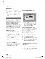 Предварительный просмотр 36 страницы Samsung HT-D5100 User Manual