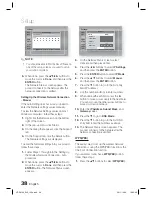 Предварительный просмотр 38 страницы Samsung HT-D5100 User Manual