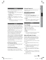 Предварительный просмотр 41 страницы Samsung HT-D5100 User Manual