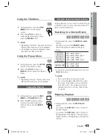 Предварительный просмотр 45 страницы Samsung HT-D5100 User Manual