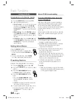 Предварительный просмотр 54 страницы Samsung HT-D5100 User Manual