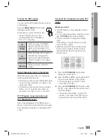 Предварительный просмотр 55 страницы Samsung HT-D5100 User Manual