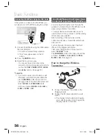 Предварительный просмотр 56 страницы Samsung HT-D5100 User Manual