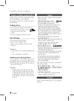 Preview for 4 page of Samsung HT-D5100K User Manual
