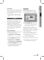 Предварительный просмотр 37 страницы Samsung HT-D5100K User Manual