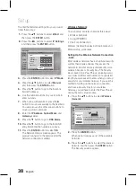 Предварительный просмотр 38 страницы Samsung HT-D5100K User Manual