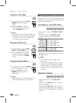 Предварительный просмотр 46 страницы Samsung HT-D5100K User Manual