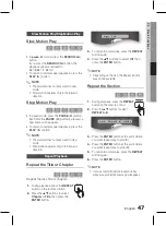 Предварительный просмотр 47 страницы Samsung HT-D5100K User Manual