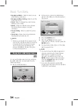 Предварительный просмотр 54 страницы Samsung HT-D5100K User Manual