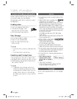 Предварительный просмотр 4 страницы Samsung HT-D5130 User Manual